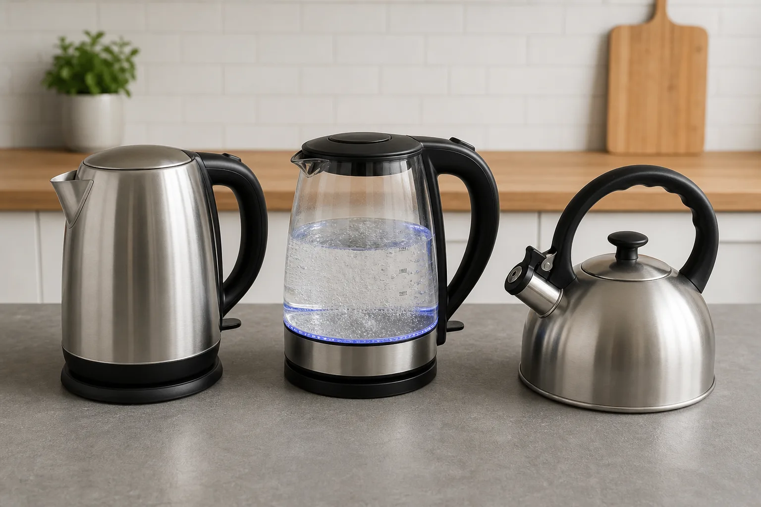 Die verschiedenen Wasserkocher-Arten: Elektrisch, kabellos und Handkocher im Vergleich