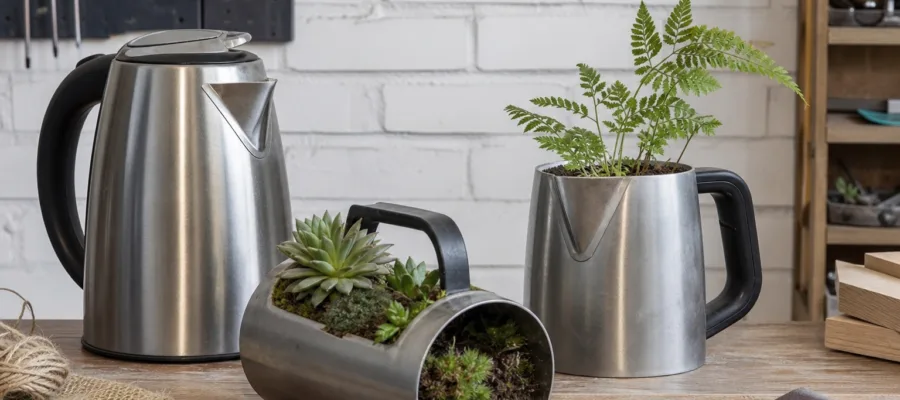 Wasserkocher upcyclen: Nachhaltige DIY-Projekte mit alten Geraeten
