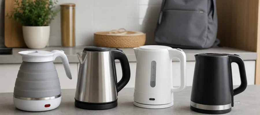 Die besten kompakten Wasserkocher fuer kleine Kuechen und unterwegs