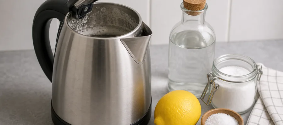 Natuerliche Hausmittel zum Entkalken Ihres Wasserkochers